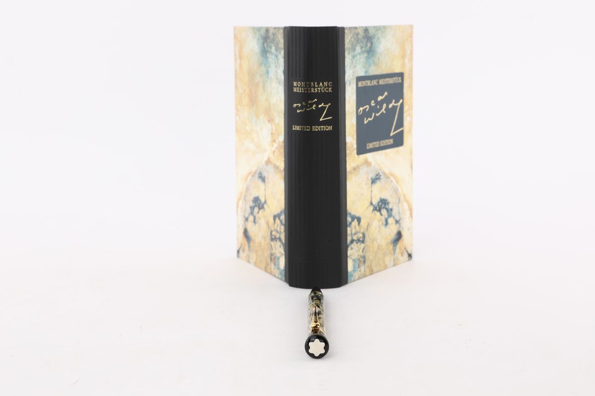 Montblanc Meisterstuck Oscar Wilde, Portamine in Vernice con Particolari in Argento 925 Dorato