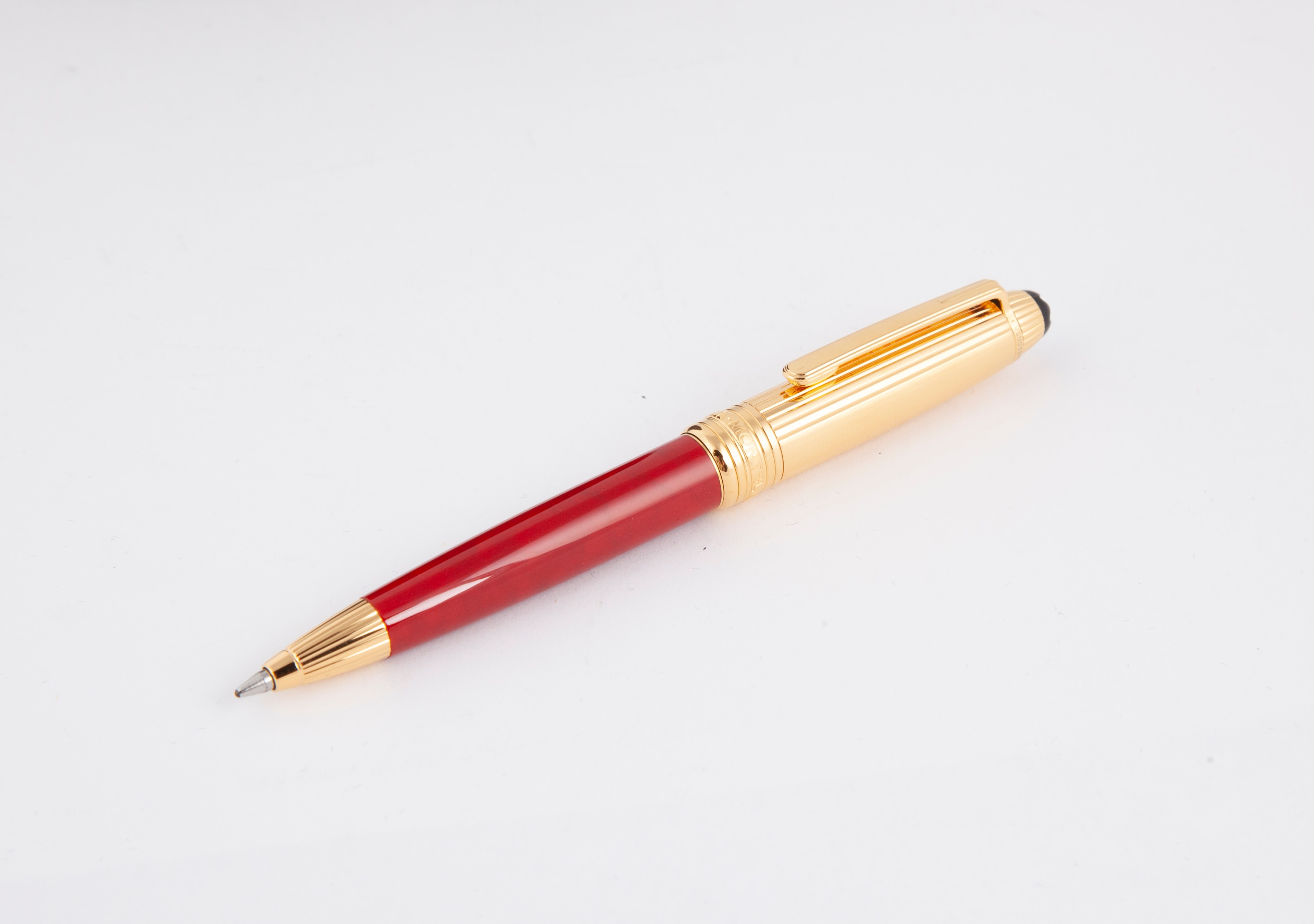 Montblanc Mesiterstuck Hommage Wolfgang Amadeus Mozart - Penna a Sfera in Metallo Dorato e Lacca ...