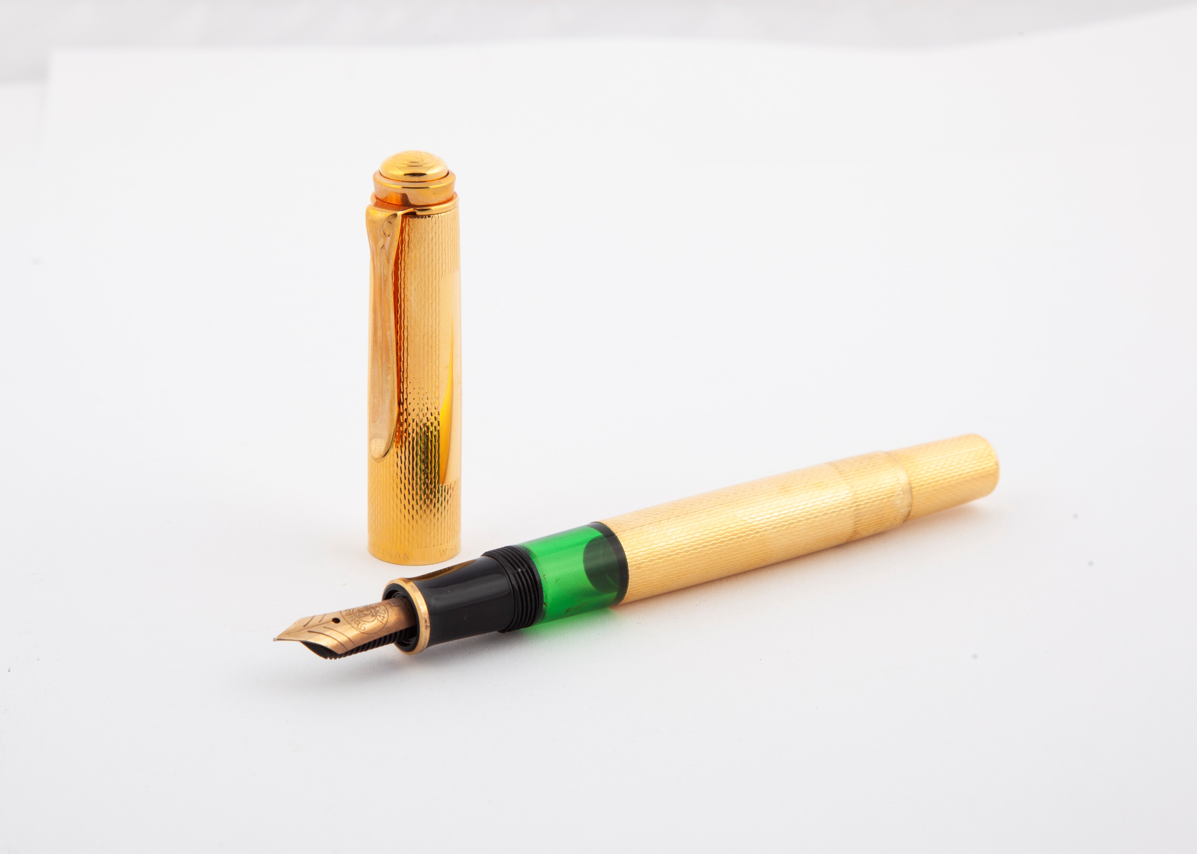Pelikan Revival M760 Souverain Jubilee 1838-1988 - Penna Stilografica in Metallo Placcato in Oro ...