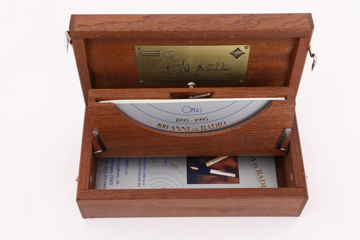 Omas Marconi 100 Anni di Radio - Penna Stilografica in Argento 925%