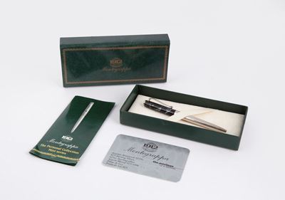 Montegrappa Personal, Serie Mini - Penna a Sfera in Argento 925% e Vernice Nera e Argento