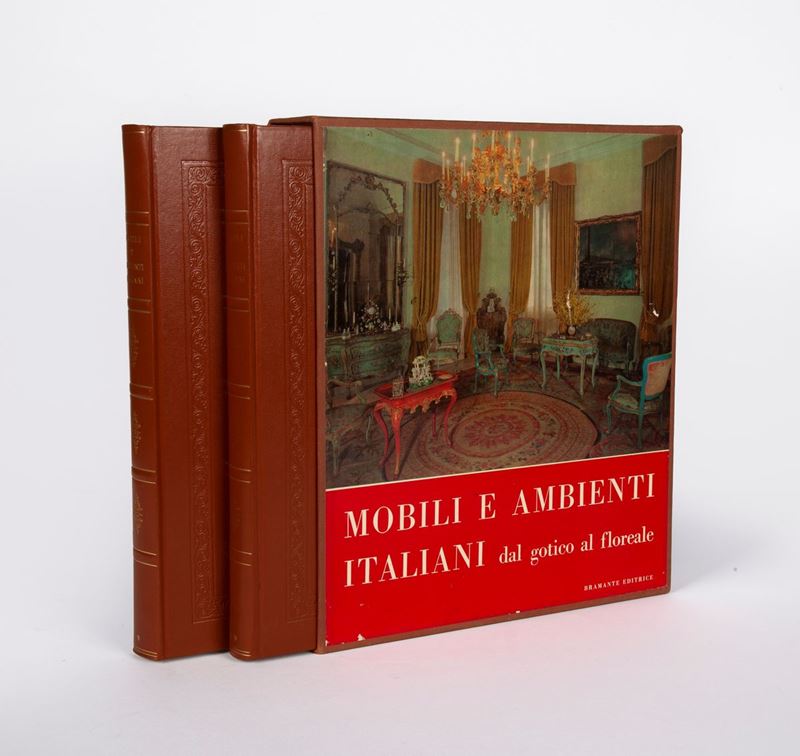 Mobili e Ambienti Italiani dal Gotico al Floreale.