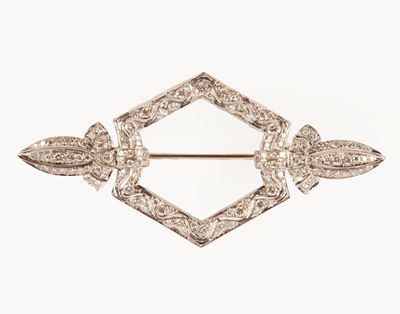 Spilla in Oro e Diamanti