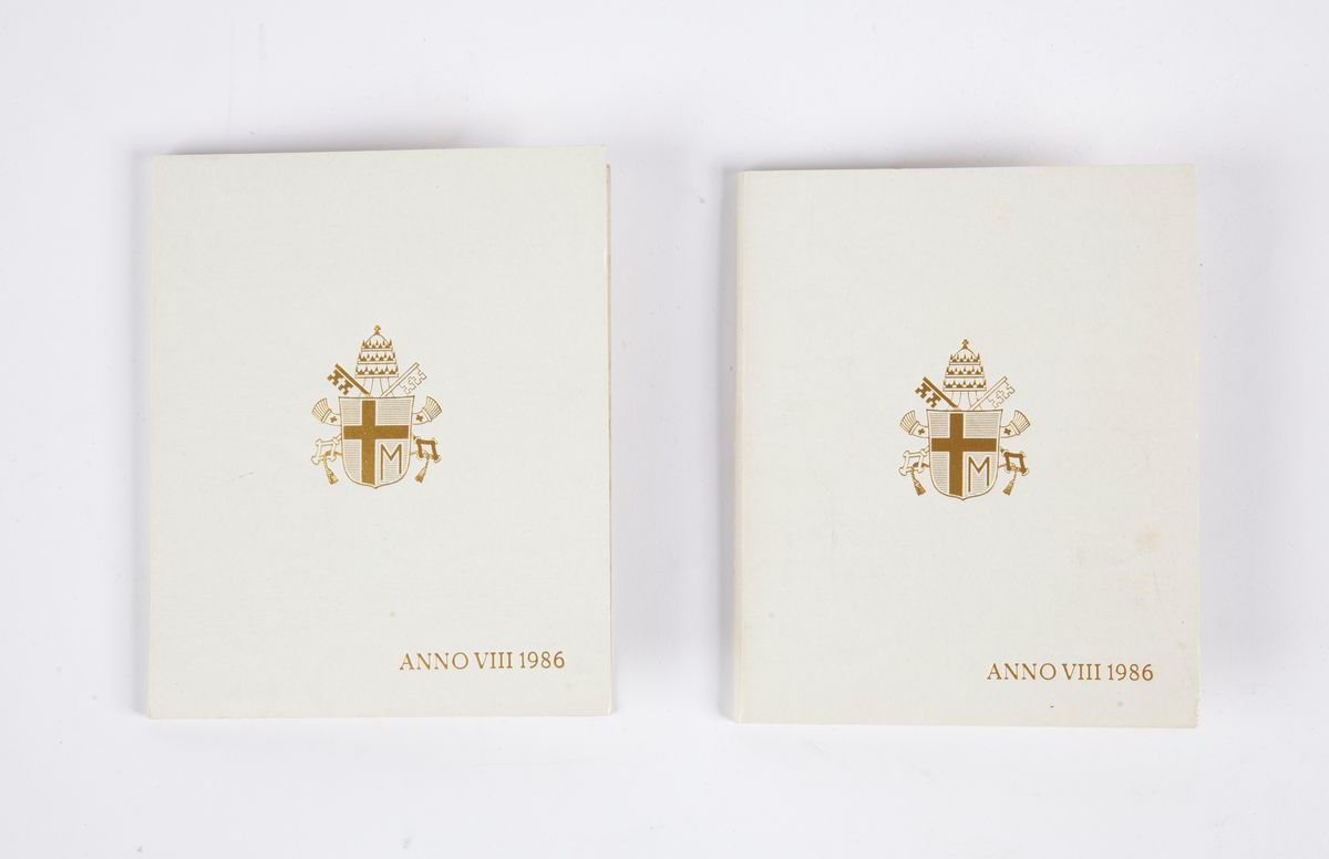 Lotto 2 Serie Complete 1986 Giovanni Paolo II Città del Vaticano