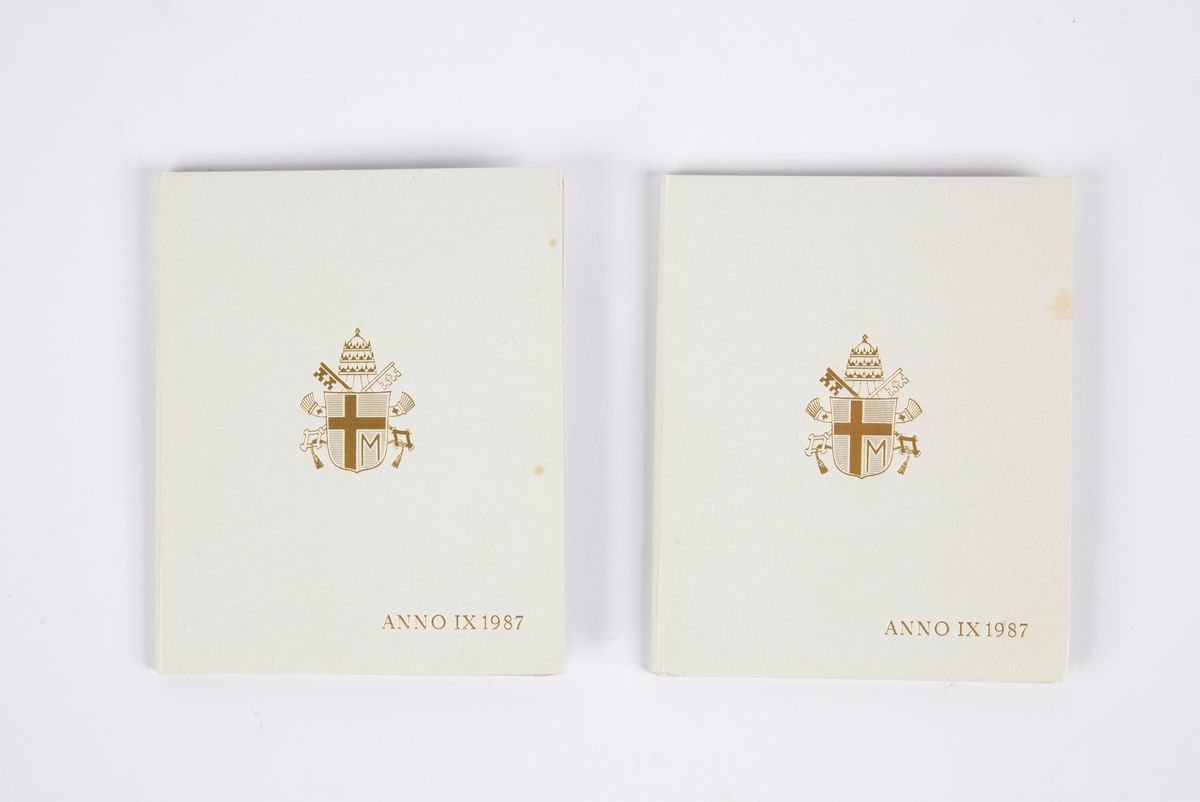 Lotto 2 Serie Complete 1987 Giovanni Paolo II Città del Vaticano