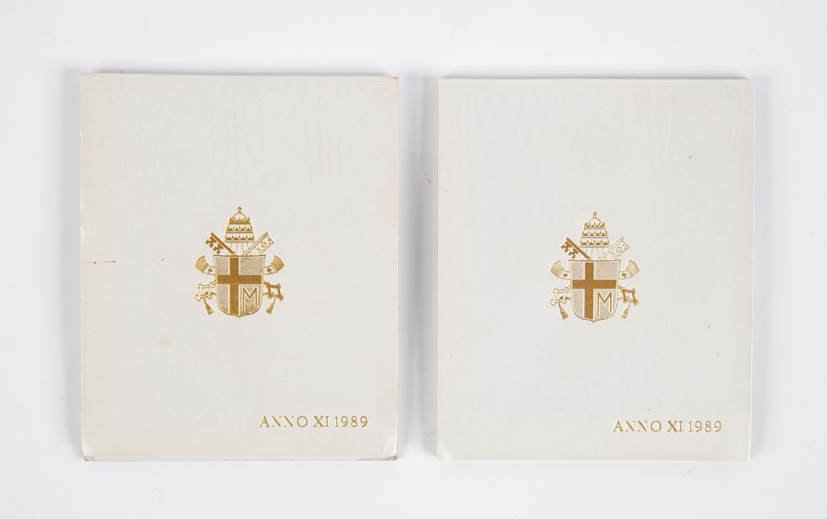 Lotto 2 Serie Complete 1989 Giovanni Paolo II Città del Vaticano