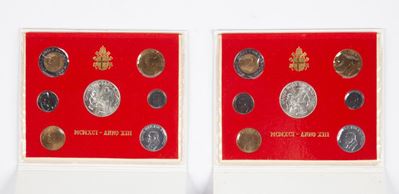 Lotto 2 Serie Complete 1991 Giovanni Paolo II Città del Vaticano