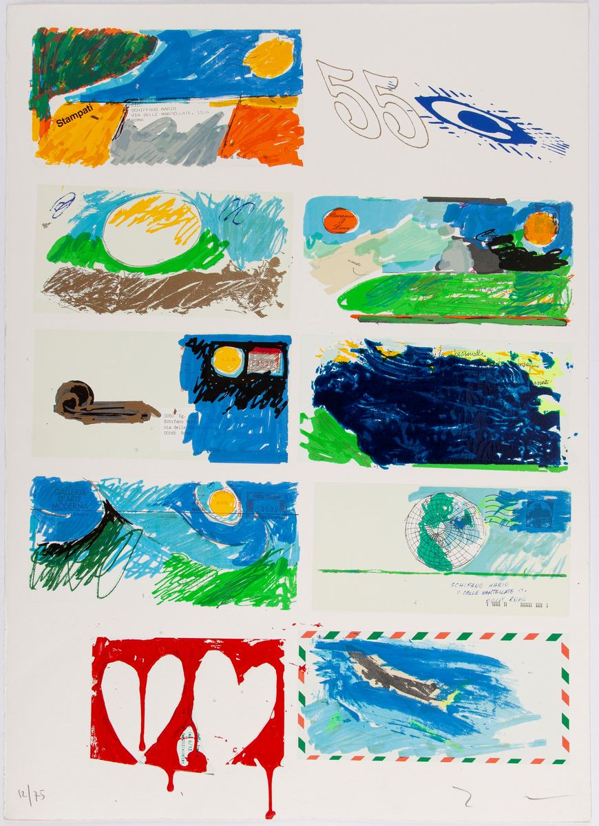 Mario Schifano - 10 Serigrafie