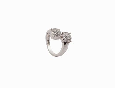 Anello Contrariè in Oro e Brillanti
