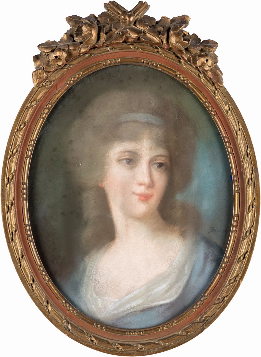 Pittore del XIX Secolo - A) Elisabeth Vigée le Brun B) Maria Antonietta