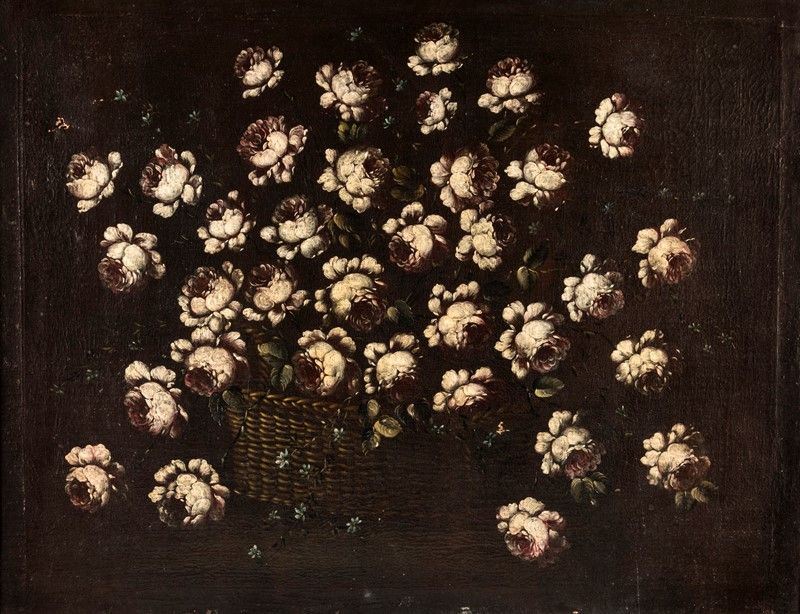 Scuola Lombarda del XVII Secolo - Natura Morta di Fiori