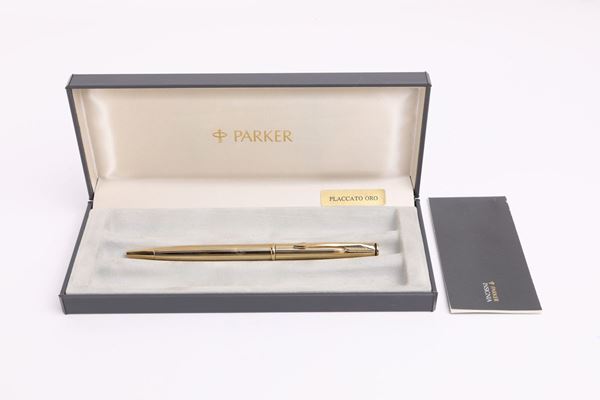 Parker Insignia - Penna a sfera in metallo dorato