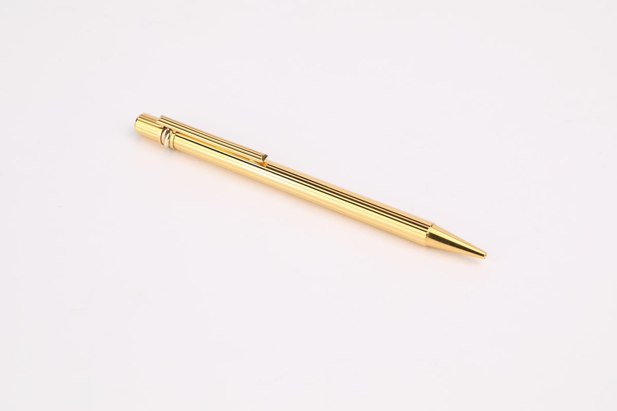 Le Must De Cartier - Penna a Sfera Stylos in Metallo Placcato Oro