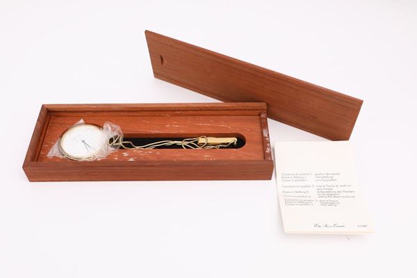 Cleto Munari - orologio da tasca, con sveglia al quarzo