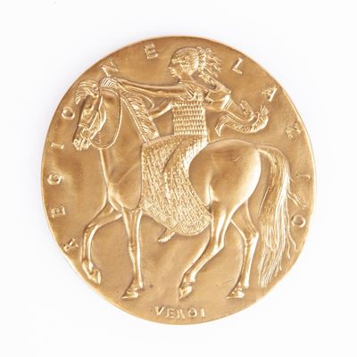 Guido Veroi - Medaglia Regione Lazio in Bronzo Dorato