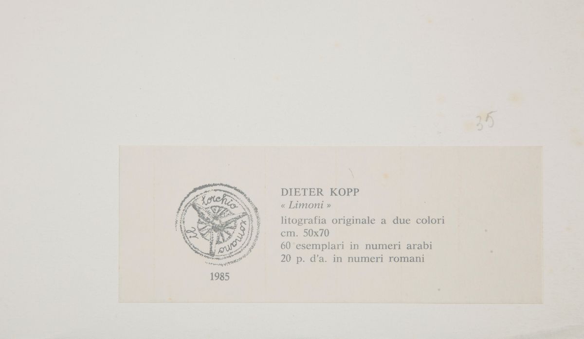 Dieter Kopp - Limoni