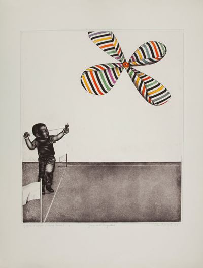Jung Mit Propeller