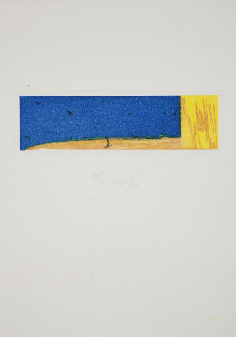 Piero Guccione - Piccola Marina