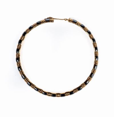 Bulgari - Choker in Oro ed Ematite