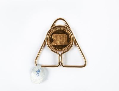 Fermasoldi con Moneta Commemorativa
