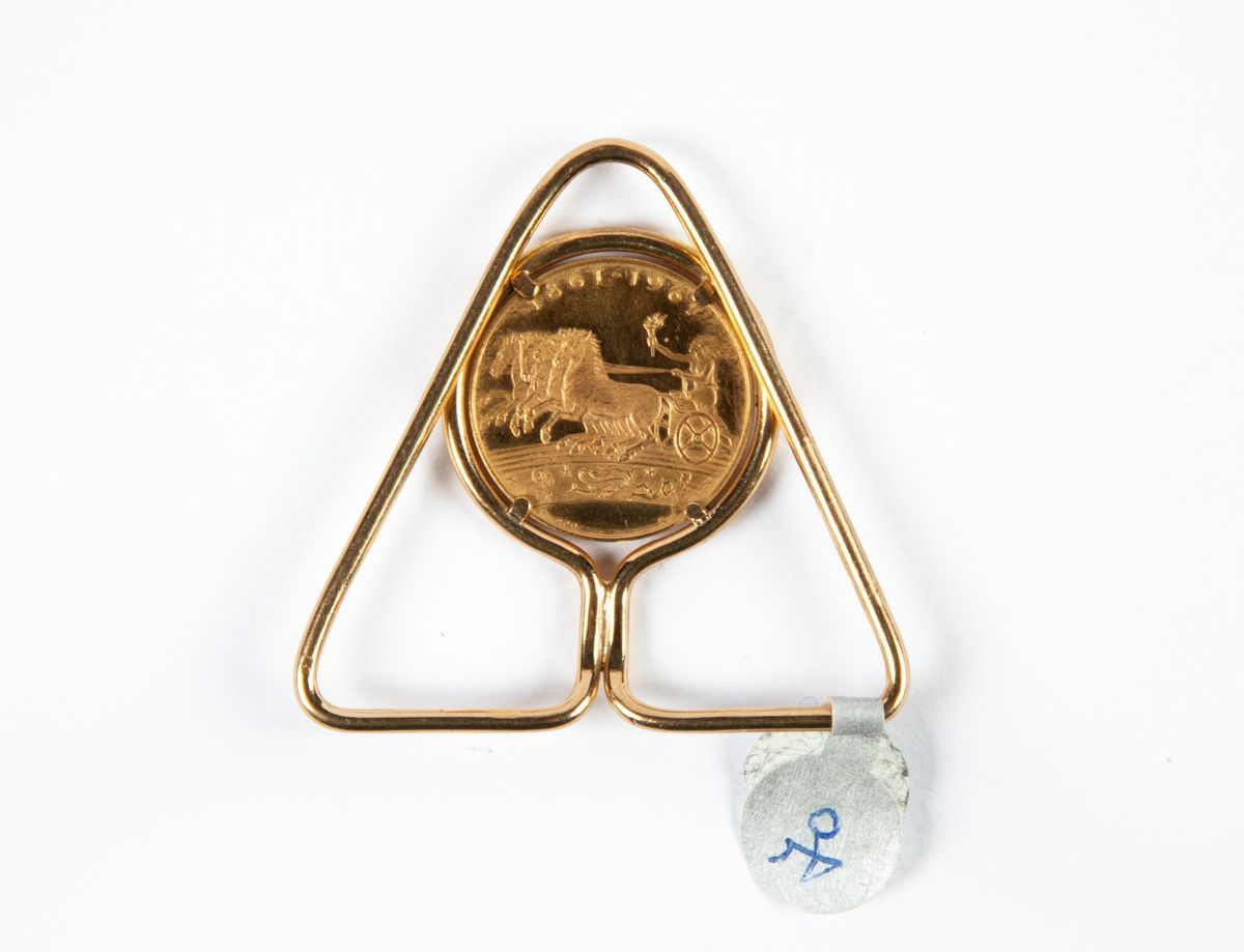Fermasoldi con Moneta Commemorativa