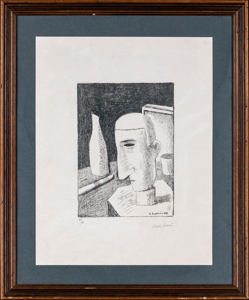 Carlo Carrà - Natura Morta Metafisica