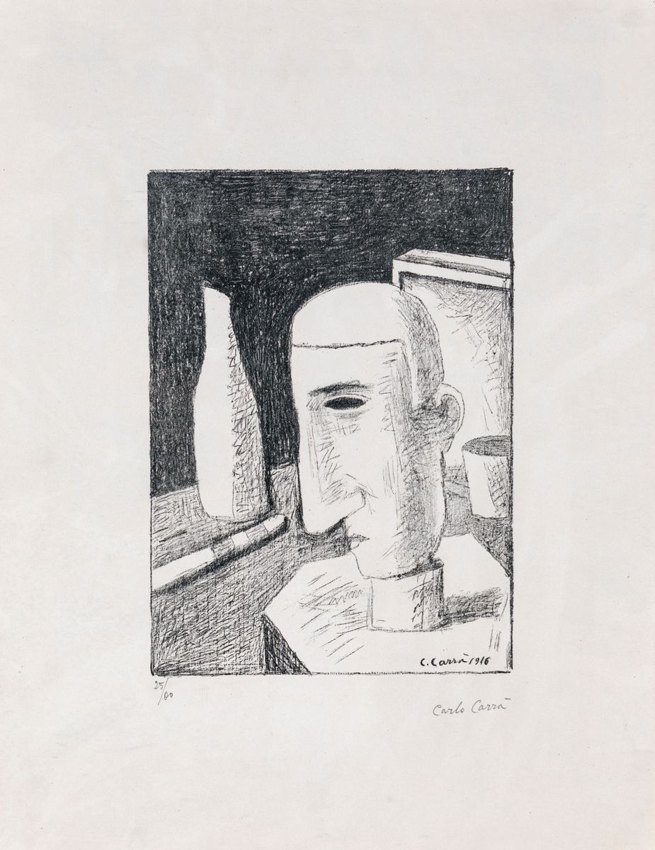 Carlo Carrà - Natura Morta Metafisica