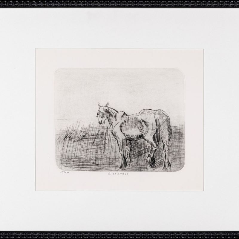 Antonio Ligabue - Cavallo