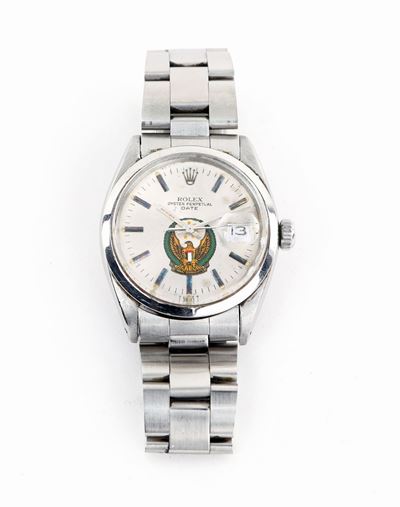 Rolex Date Uae Crest Dial - Orologio da Polso in Acciaio