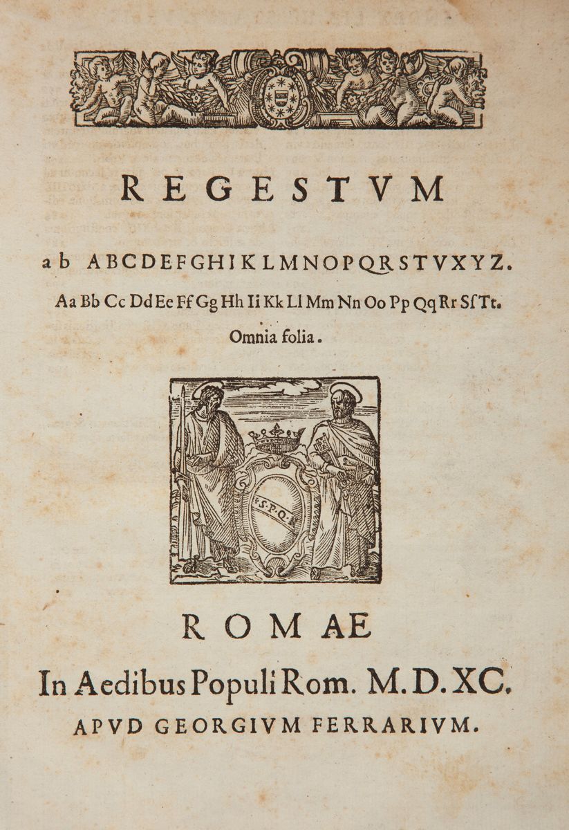 Statuta Almae Urbis Romae Auctoritate Gregorii Papae XIII a Senatu Popoloq. Rom. Reformata & Edit...