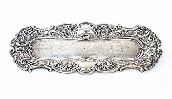 Vassoietto portapenne in argento