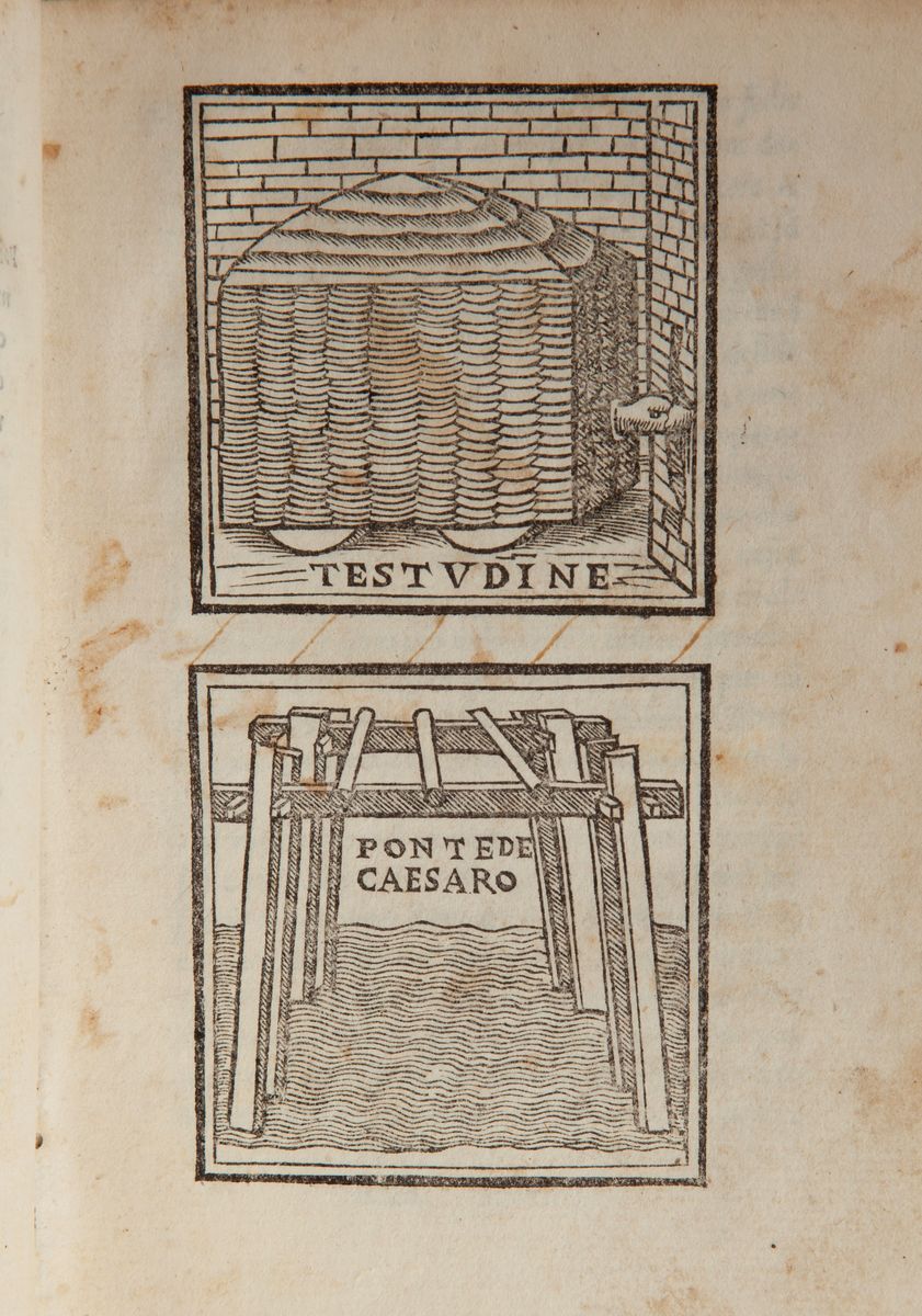 Commentarii di C. Iul. Cesare Tradotti in Volgare per Agostino Ortica della Porta Genovese