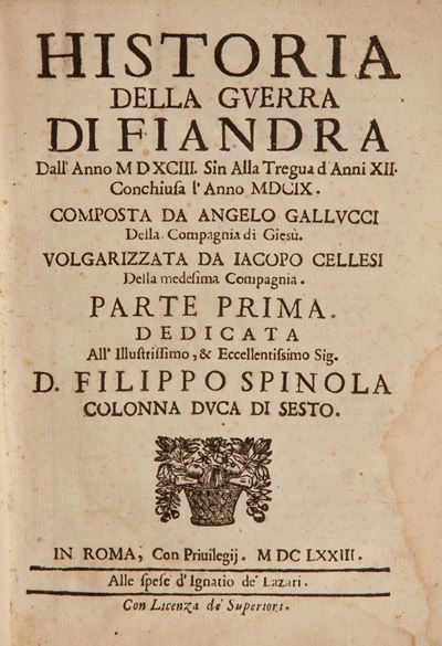 Angelo Gallucci. Historia della Guerra di Fiandra