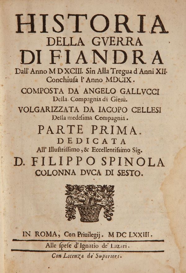 Angelo Gallucci. Historia della guerra di Fiandra