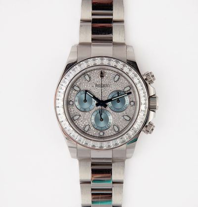 Rolex Daytona - Orologio da Polso in Platino e Brillanti
