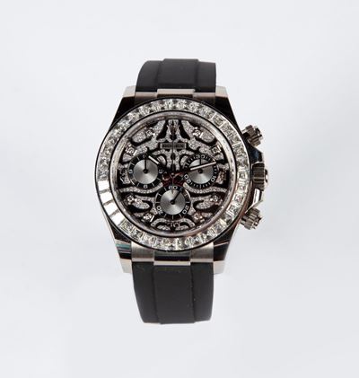 Rolex Daytona Tiger Eye - Orologio da Polso in Oro e Brillanti