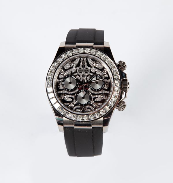 Rolex Daytona Tiger Eye - orologio da polso in oro e brillanti