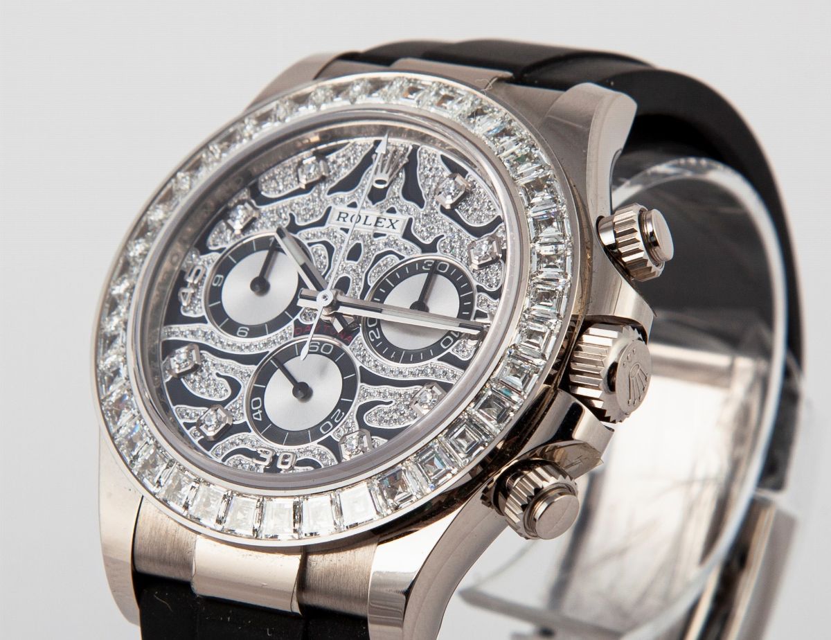 Rolex Daytona Tiger Eye - Orologio da Polso in Oro e Brillanti