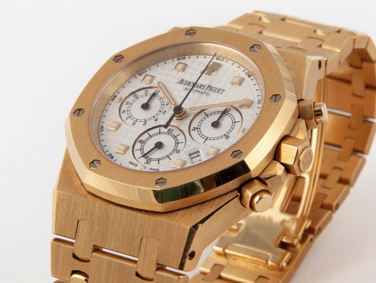 Audemars Piguet Royal Oak Chronograph - Orologio da Polso in Oro Giallo