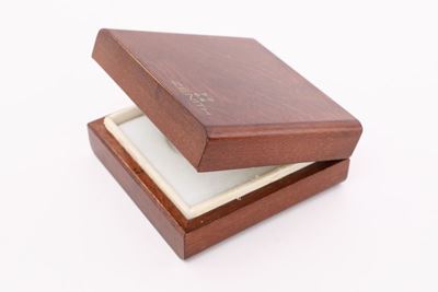 Scatola Originale di Legno per Orologio da Tasca Zenith Anni '80