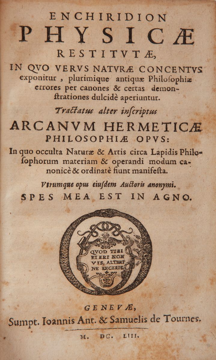 Nathan Albineus. Bibliotheca Chemica Contracta Ex Delectu Et Emendatione
