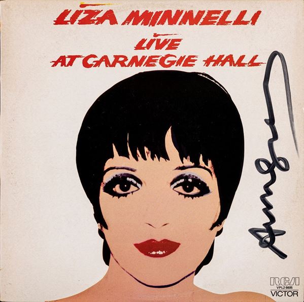 Andy Warhol - Cover dell'album Liza Minnelli - Live at Carnegie Hall