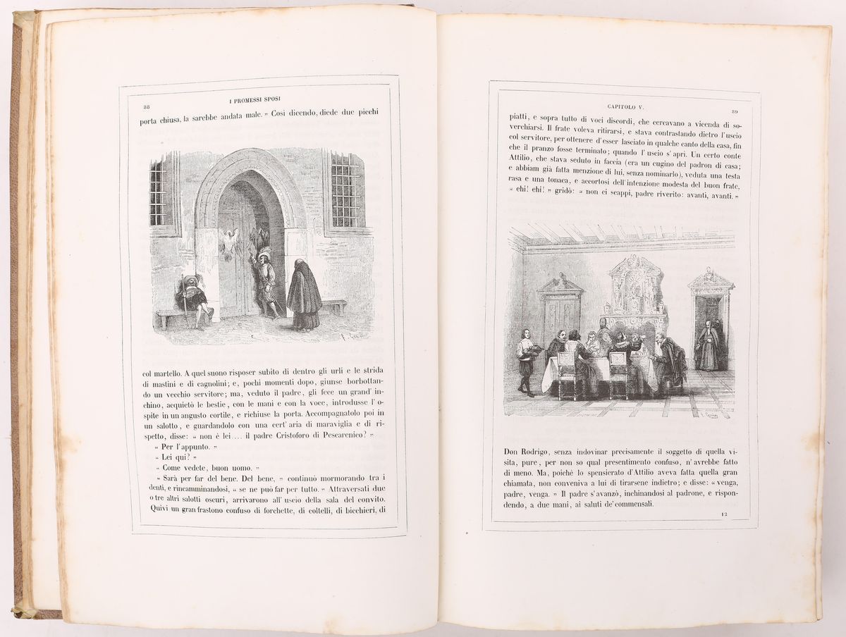 Alessandro Manzoni. i Promessi Sposi. Storia Milanese del Secolo XVII Scoperta e Rifatta Edizione...