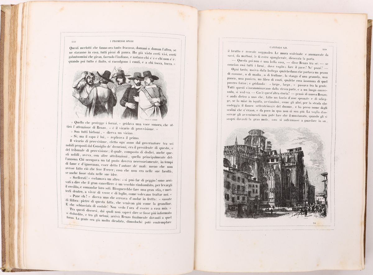 Alessandro Manzoni. i Promessi Sposi. Storia Milanese del Secolo XVII Scoperta e Rifatta Edizione...