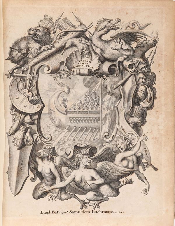 C. Valerii Flacci. Setini Balbi. Argonauticon Libri octo Cum notis integris Ludovici Carrionis, Laurentii Balbi Liliensis, Justi Zinzerlingi, Christophori Bulaei, Gerardi Vossii et Nicolai Heinsii, et selectis Aegidii Maserii, Joannis Baptistae Pii, Joannis Weitzii, et Aliorum, Curante Petro Burmanno