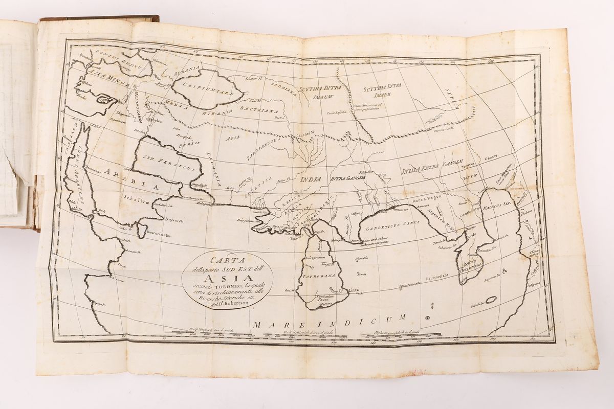 Guglielmo Robertson. Ricerche Istoriche su la Conoscenza che gli Antichi Ebbero Dell'india