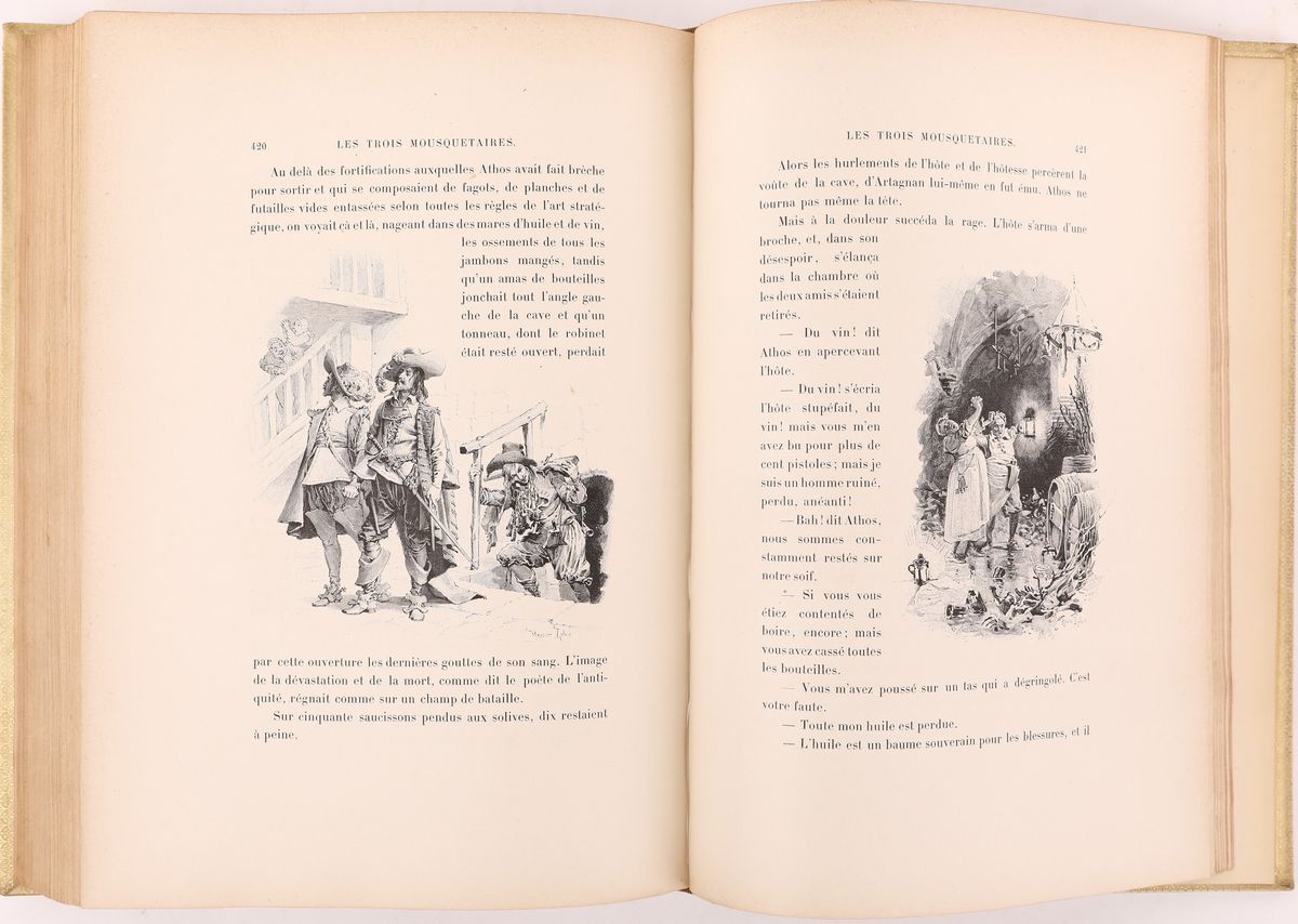 Alexandre Dumas. Les Trois Mousquetaires. Avec Une Lettre D'alexandre Dumas Fils