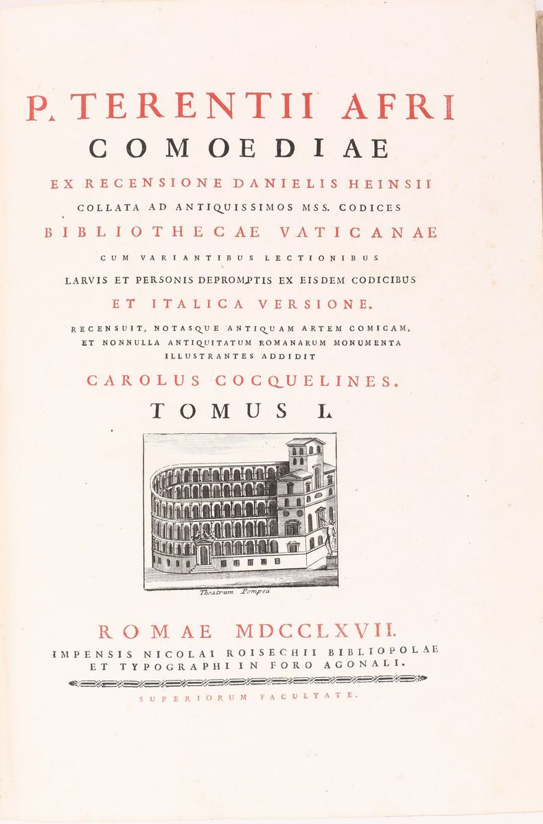 P. Terentii Afri. Comoediae Ex Recensione Danielis Heinsii Collata Ad Antiquissimos Mss. Codices ...