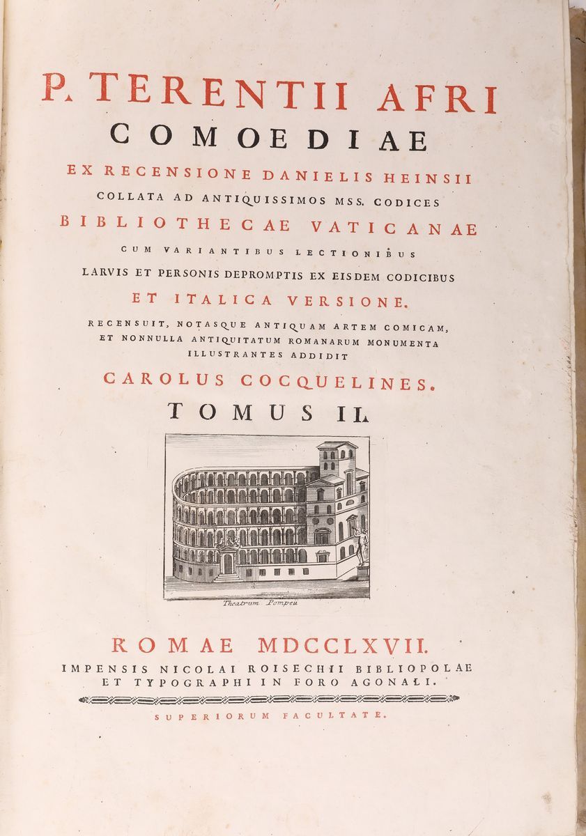 P. Terentii Afri. Comoediae Ex Recensione Danielis Heinsii Collata Ad Antiquissimos Mss. Codices ...