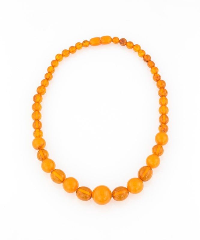 Collana di Ambra Baltica Naturale